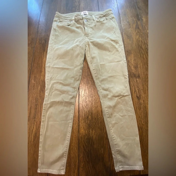 Paige Hoxton Ankle Olive Green Size 31 - Picture 1 of 7